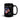Americans 1st Eagle Flag Patriot Black Glossy Mug Tea Cup