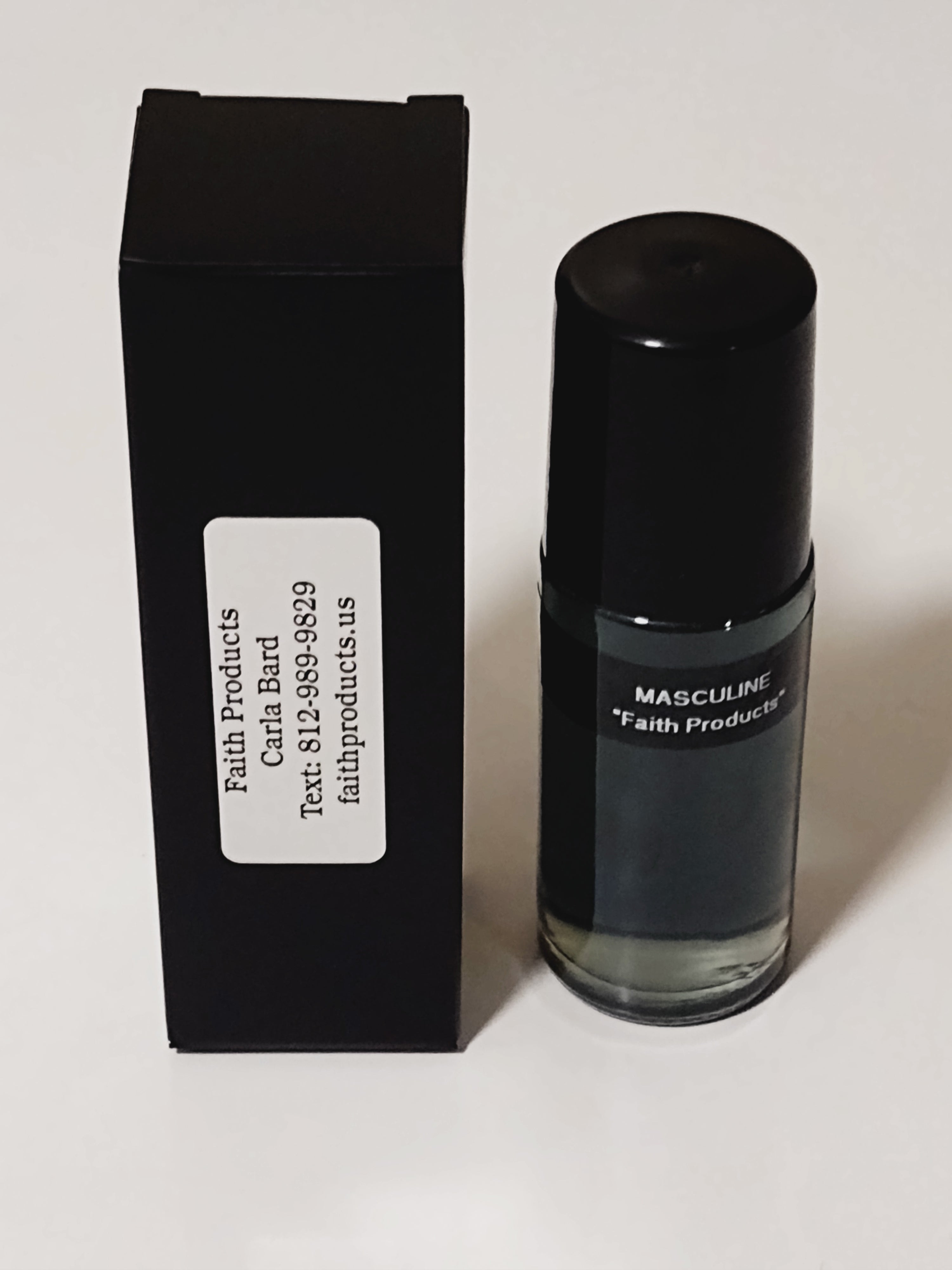 Masculine Men's Cologne Body Oil 1oz. Roll-On Bottle