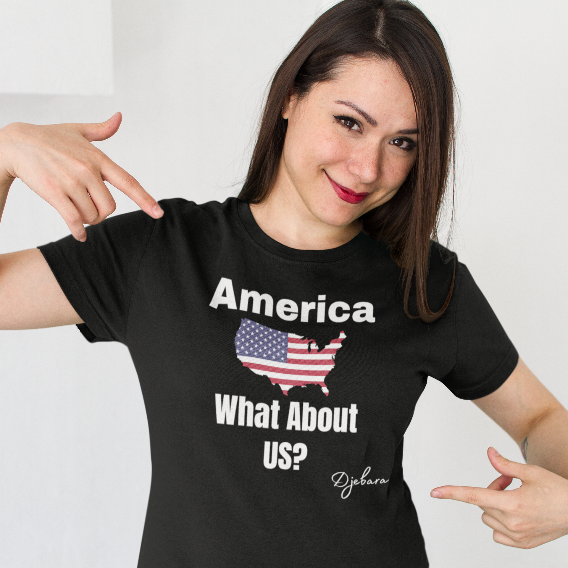America What About US? Short-Sleeve Unisex T-Shirt S-3XL