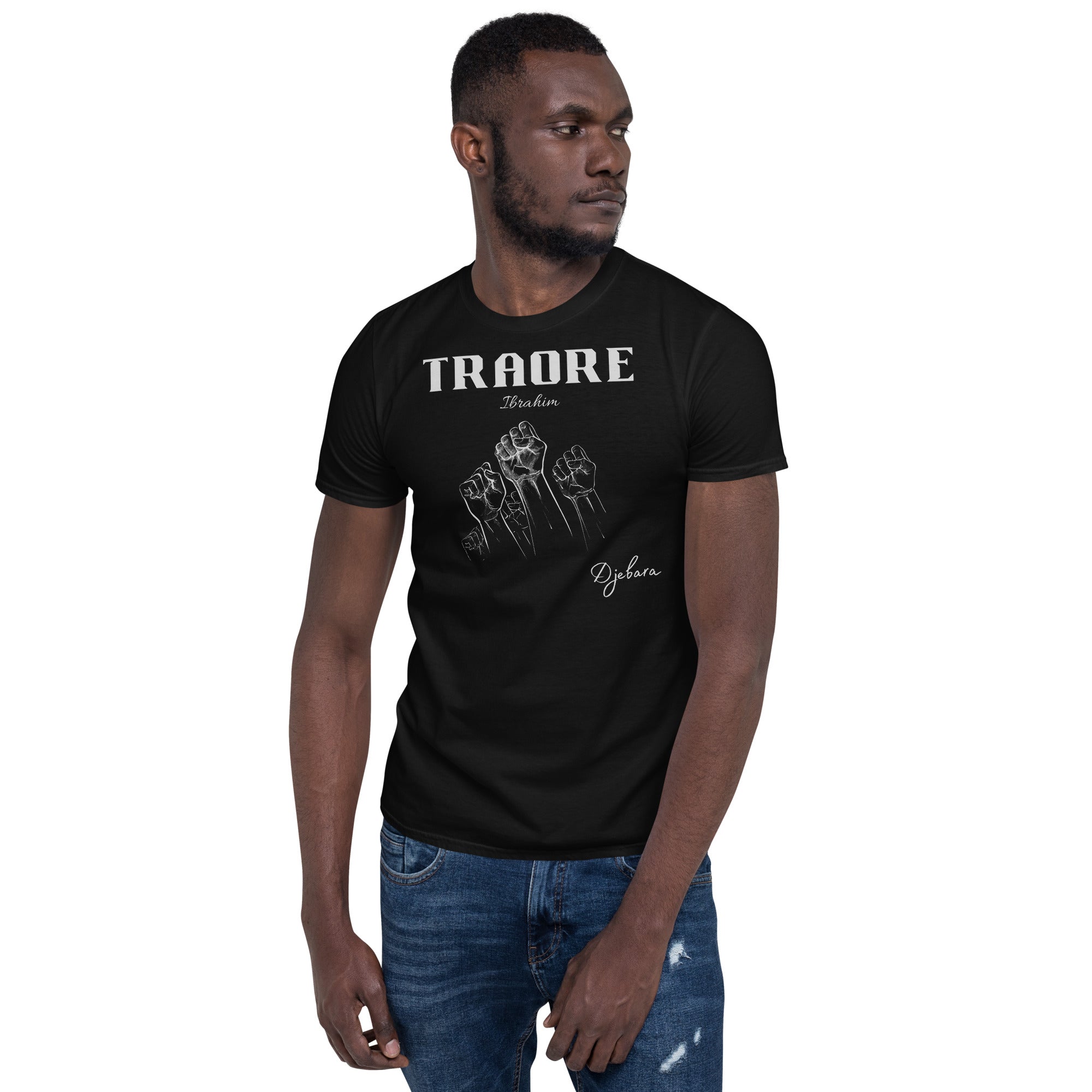 Black Traore Short-Sleeve Unisex T-Shirt (Grey) S-3XL