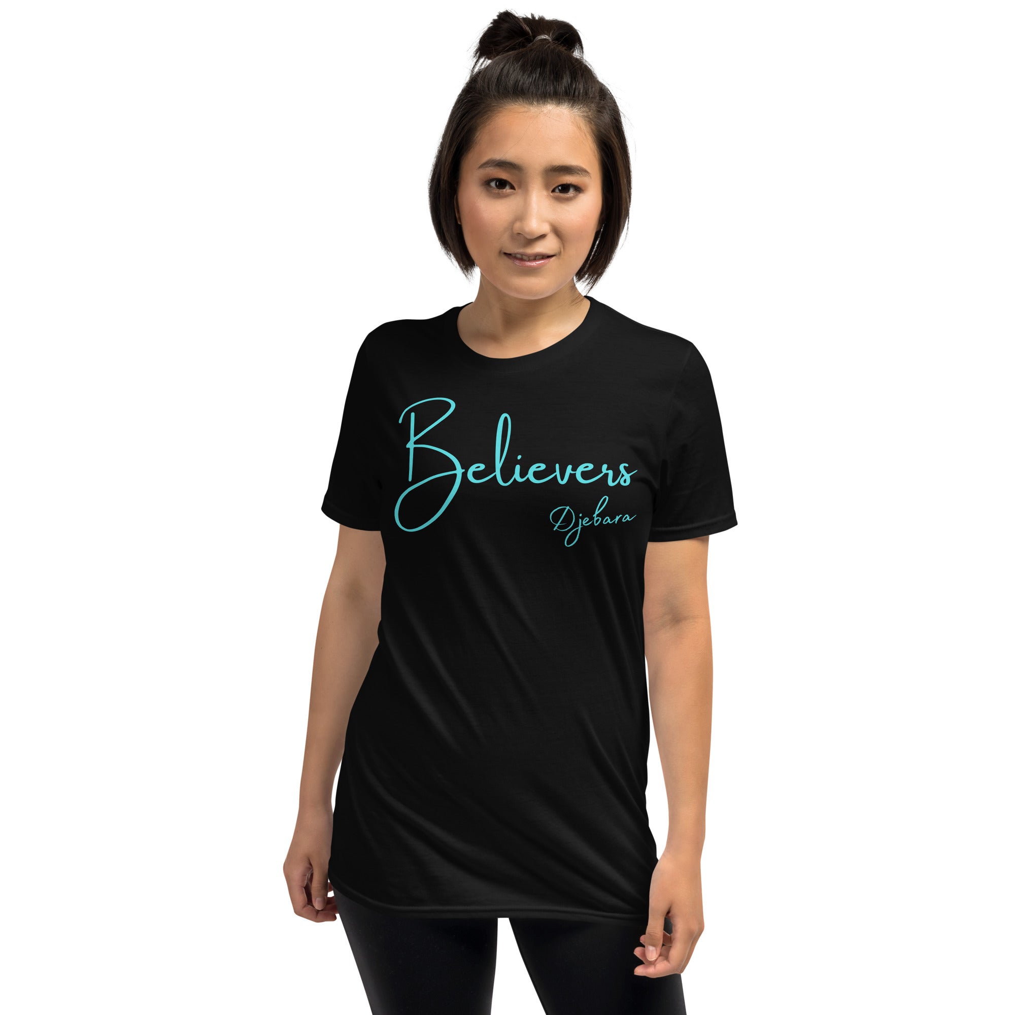 Black Believers Short-Sleeve Unisex T-Shirt (Aqua) S-3XL
